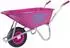 Baumarktplus Proseccokutsche Schubkarre 100L 250kg Pink (41432)