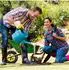 Relaxdays Schubkarrenrad 3.50-6 Gelb chwarz