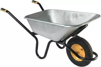 Haemmerlin Bau Plus Schubkarre 120l 250kg Luftrad verzinkt (305400605-2026)