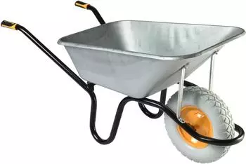 Haemmerlin Aktiv Excellium Schubkarre 120l, PU-Rad, verzinkt (305021001)