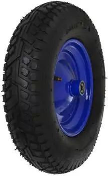 Trizeratop Schubkarrenrad mit Achse 4.00-8 6PR Luftrad bis 250kg (TRI-G71019)