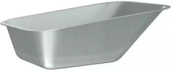 vidaXL Schubkarre Ersatzschaufel Stahl Silber 88x60x32cm