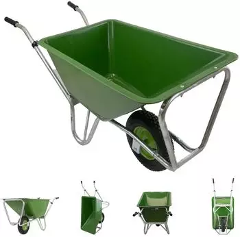 Baumarktplus Hofkarre XL 220L 300kg Luftrad Stahlfelge (41637)