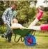 Relaxdays Schubkarrenrad 4.00-8 Vollgummi Stahlfelge 100kg (10047902)