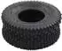 vidaXL Schubkarrenreifen 15x6.00-6 4PR Gummi, 2er-Set