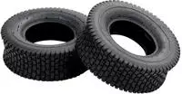 vidaXL Schubkarrenreifen 2 Stk. 13x5.00-6 4PR Gummi