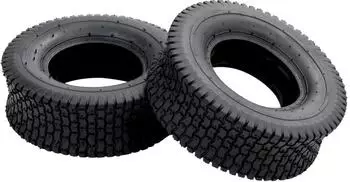 vidaXL Schubkarrenreifen 13x5.00-6 4PR Gummi, 2 Stk.