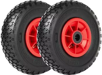 Wiltec HT2046 Komplettrad Sackkarre 3.00-4, 2er-Set (51903)