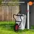 ECD Germany Schubkarre Stahl 100L 250kg (490011867)