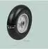 Relaxdays Sackkarren-Räder Vollgummi, schwarz-grau, 2er-Set (3.50-8)