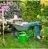 Relaxdays Schubkarrenrad 2.50-4 luftbereift Stahlfelge, 2er Set (10042537)