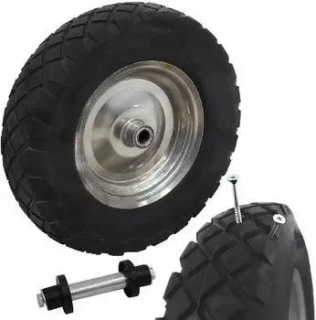 Trutzholm Schubkarrenrad Vollgummi PU 4.80/4.00-8 pannensicher (9165)