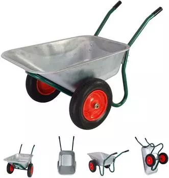 Trutzholm 2-Rad-Schubkarre 100L 160kg Vollgummir&auml;der (14225)