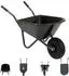 Trutzholm Kinderschubkarre 40kg 20L Kunststoffwanne, Vollgummirad, schwarz