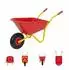 Trutzholm Kinderschubkarre 20L Kunststoffwanne, rot, Vollgummirad, 40kg
