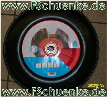 D&ouml;rner + Helmer pannensicheres Schubkarrenrad 400x100mm