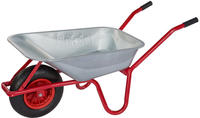 Pro-Bau-Tec Garten- und Bauschubkarre mit PU-Rad 85L Tragkraft 160kg