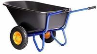 Kelberg Schubkarre 293L Schubkarre bis 250kg Garten Bauschubkarre Gartenschubkarre