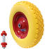 Baumarktplus Schubkarrenrad 4.80/4.00-8 m mit Achse Luftrad oder pannensicher Auswahl 210 - PU gelb/rot 210 - PU gelb/rot