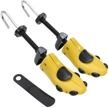 vidaXL Schuhspanner mit Schuhanzieher Gelb Kunststoff (155246)