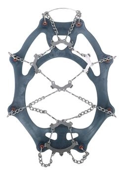 Snowline Chainsen Trail Spikes Grödel Navy/Blau/Orange/Grau S (39241)