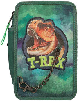 Depesche 3-fach Federtasche Dino World T-Rex green (12506)