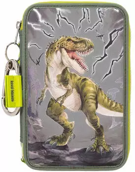 Depesche 3-fach Federtasche Dino World Reflector (11758)