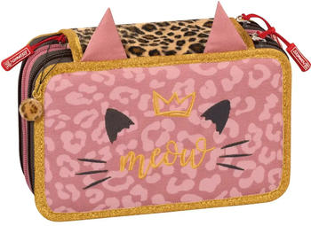 Brunnen 3-fach Federtasche Sweet Wild Cat