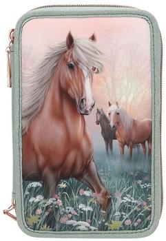 Depesche 3 Compartments Pencil Case Miss Melody Romantic Fields (13403)