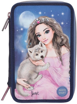 Depesche 3-fach Federtasche TopModel LED Wolf (0013150)