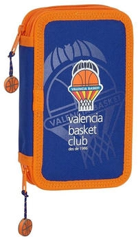 Safta Double Filled Pencil Case 28 pcs. Valencia Basket