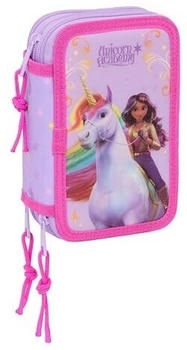 Safta Triple Filled Pencil Case 37 pcs. Unicorn Academy