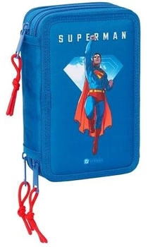 Safta Triple Filled Pencil Case 37 pcs. Superman
