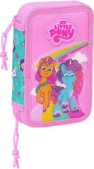 Safta Double Filled Pencil Case 28 pcs. My Little Pony Magic