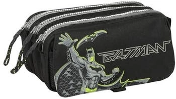 Safta Triple Zipper Big Pencil Case Batman Game Over