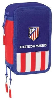Safta Triple Filled Pencil Case 37 pcs. Atlético de Madrid