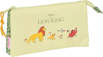 Safta Triple Zipper Pencil Pouch The Lion King Mufasa