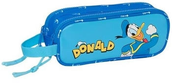 Safta Double Zipper Pencil Pouch Donald Duck