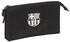 Black: Safta Triple Zipper Pencil Pouch F.C Barcelona Girls
