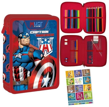 Goldkids 2-Fach Federtasche 32-teilig avengers