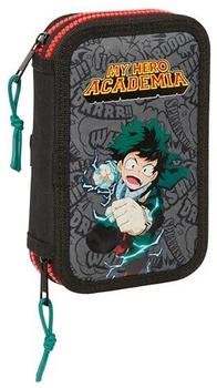 Safta Double Filled Pencil Case 28 pcs. My Hero Academia