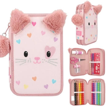Depesche 2-fach Federtasche Princess Mimi Kitty Love (0412803)