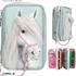 Depesche 3-fach Federtasche Miss Melody mit Pferdekopf Applikation