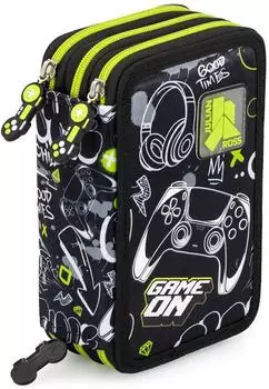 Julian Ross 3-fach Federtasche Game On