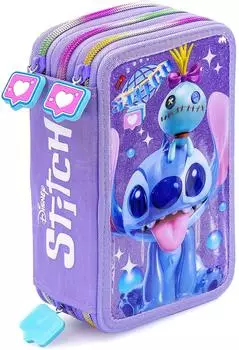 Clondo 3-Fach Federtasche Stitch Metaverse