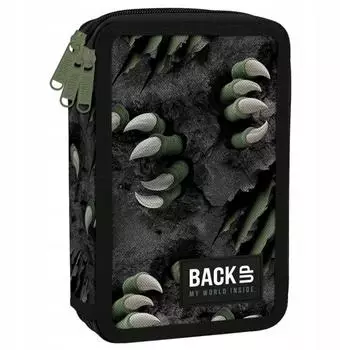Goldkids 3-Fach Federtasche Raubtierkrallen