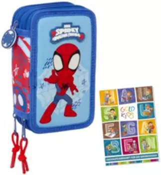 Goldkids 3-Fach Federtasche Spiderman1