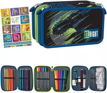 Goldkids 3-Fach Federtasche Dinosaurier 2