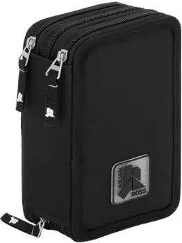 Julian Ross 3-fach Federtasche schwarz