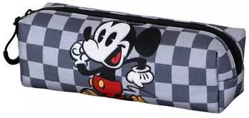 Disney Topolino Move-Astuccio Quadrato FAN 2.2 Grigio 22 x 9 cm